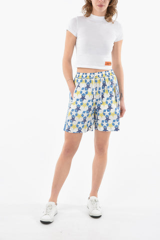 CRUISE Stars Printed Nylon Shorts