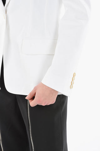 One Button Shaped Blazer