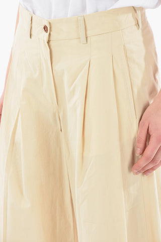 Cotton Double Pleated KATHERINE Palazzo Pants