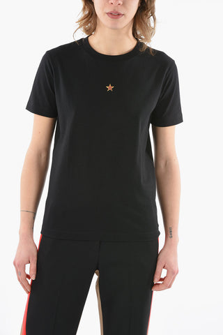 T-shirt Girocollo con Stella Metalllica