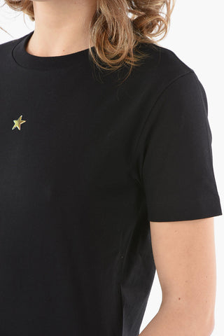 T-shirt Girocollo con Stella Metalllica