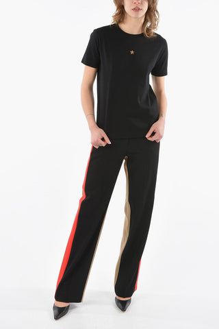 T-shirt Girocollo con Stella Metalllica