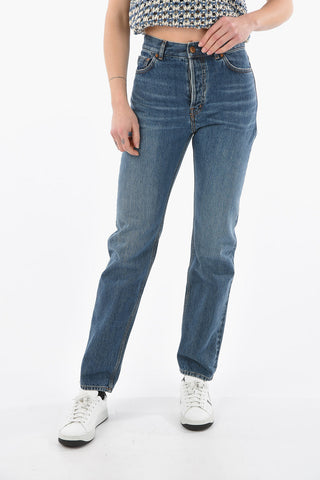 Jeans SEMERU Slim Fit con Ricamo Logo 18cm
