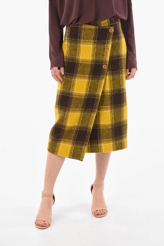 Maxi Tartan Checked Wrap GIPSY Skirt