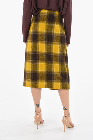 Maxi Tartan Checked Wrap GIPSY Skirt