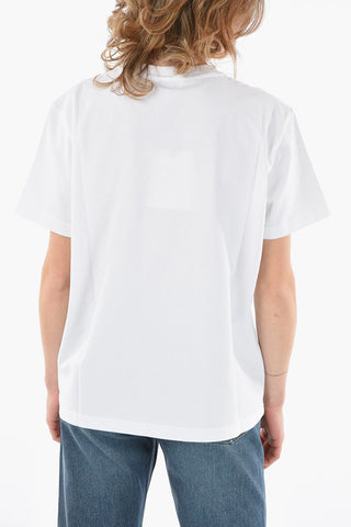 Loose Fit T-shirt with Kenzo Hommage Embroidery
