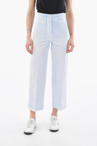 Linen and Cotton Wide Leg SIBILLA Pants