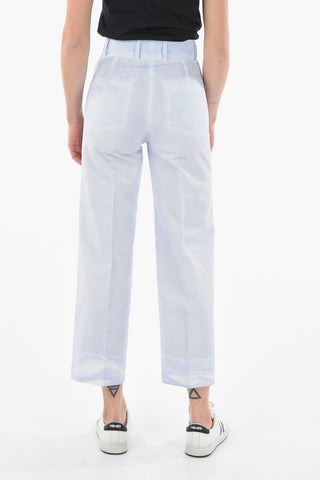 Linen and Cotton Wide Leg SIBILLA Pants