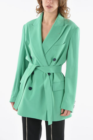 Blazer Doppiopetto con Cintura