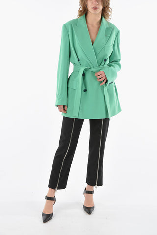 Blazer Doppiopetto con Cintura