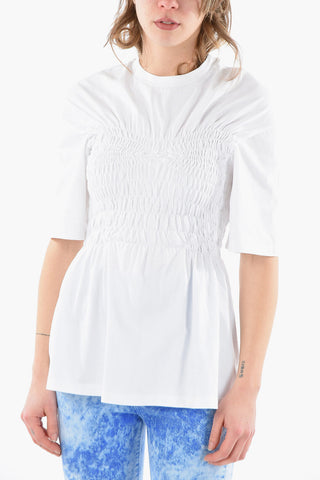 T-Shirt SMOCKING STITCH in Cotone Sostenibile