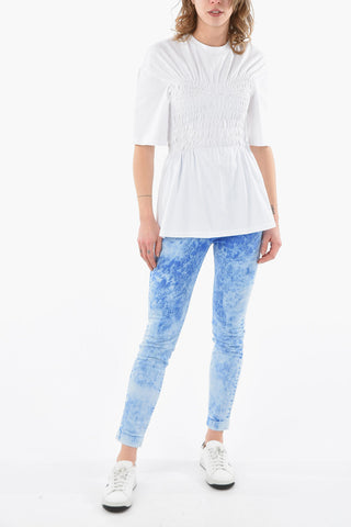 T-Shirt SMOCKING STITCH in Cotone Sostenibile