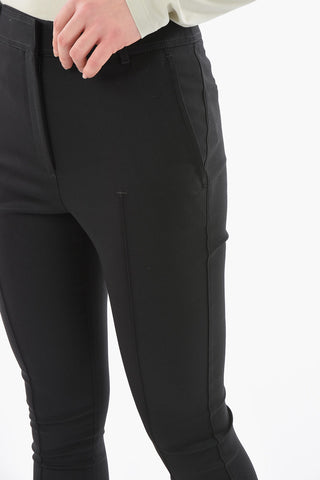 Virgin-wool Skinny Pants with Ankle Zip