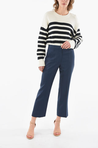 Pantaloni 2 Tasche in Lana Bird's Eye