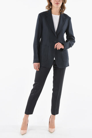 Blazer BEST in Lino Sfoderato a Un Bottone