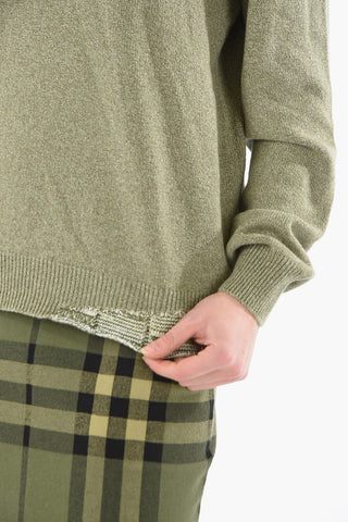 ARTISANAL Maglia in Lana e Cashmere con Collo a V