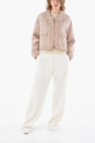 Wool Blend Jackets With Patch pockets