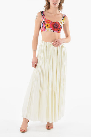 High-Waist CERSI Accordion Skirt