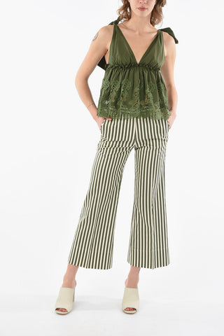 Top CANYOX con Pizzo e Scollatura Profonda