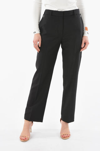 Wool Mohair ZOHRA Tailored Pants Detailed with Button Pockets