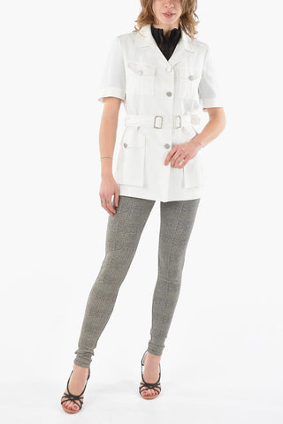 Belted HESTER Blazer with Notch Lapel