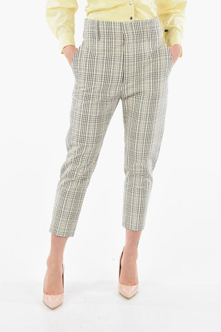 ETOILE Cotton-tweed High Waist NOAH Pants