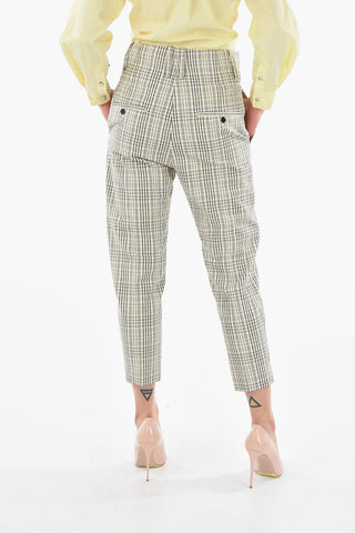 ETOILE Cotton-tweed High Waist NOAH Pants