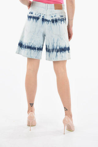 5 Pockets Tie Dye Denim Shorts