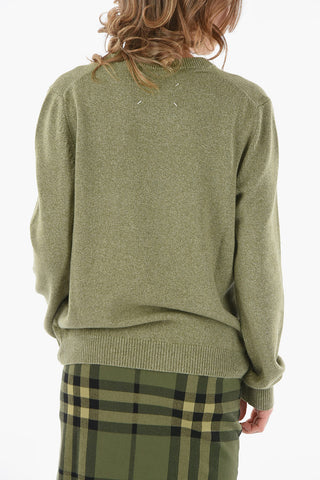 ARTISANAL Maglia Girocollo in Lana e Cashmere