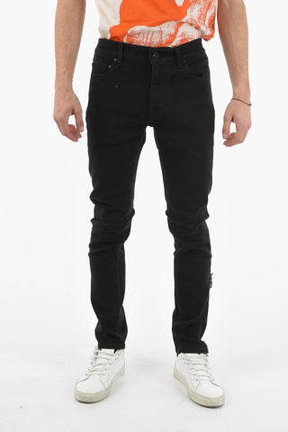 Belt Loops DIAG POCKET Skinny Fit Denims 16cm