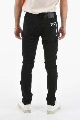 Belt Loops DIAG POCKET Skinny Fit Denims 16cm