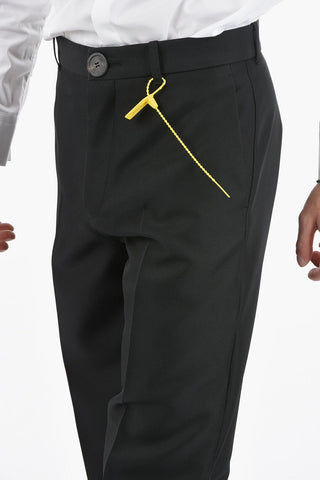 Pantaloni Wide Leg con Passanti