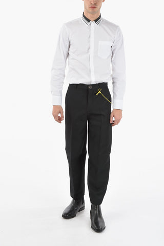 Pantaloni Wide Leg con Passanti