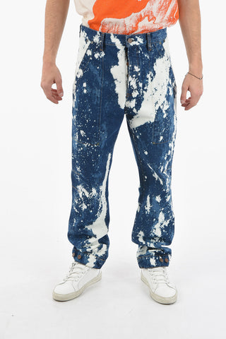 Acid Wash Effect GALAXY Loose Fit Jeans 19cm