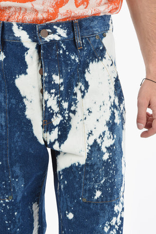 Acid Wash Effect GALAXY Loose Fit Jeans 19cm