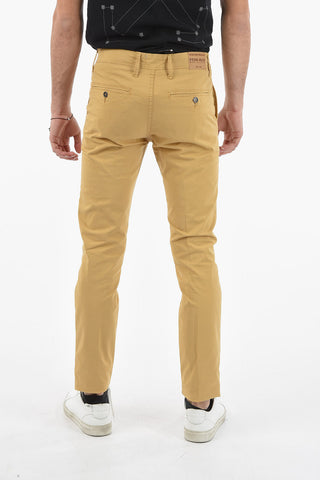 PENN-RICH Visible Stitching Slim Fit Chino Pants