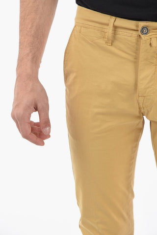 PENN-RICH Visible Stitching Slim Fit Chino Pants