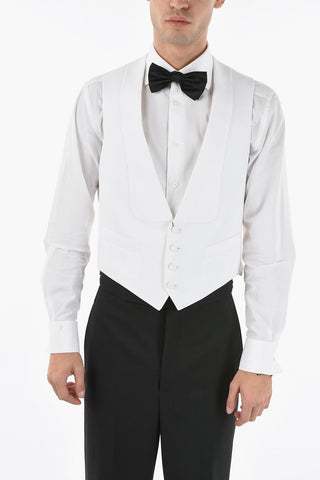 Gilet MANTUA A 4 Bottoni in Cotone