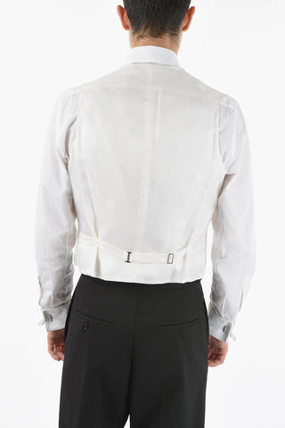 Gilet MANTUA A 4 Bottoni in Cotone