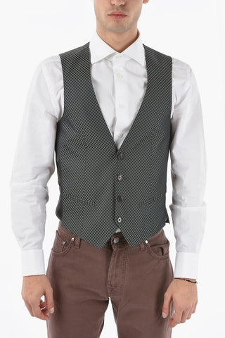 CC COLLECTION Gilet CERIM.RESET a Pois con Martingala