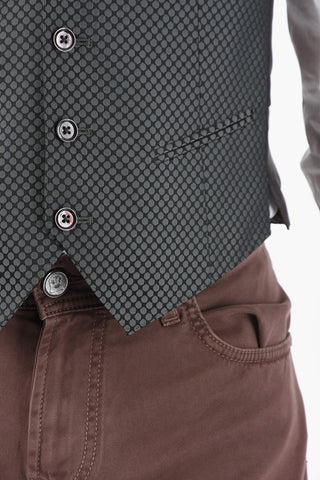 CC COLLECTION Gilet CERIM.RESET a Pois con Martingala