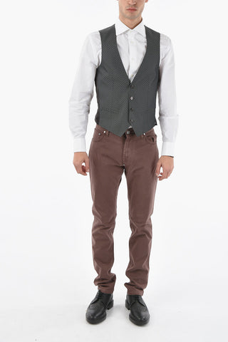 CC COLLECTION Gilet CERIM.RESET a Pois con Martingala