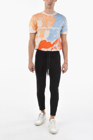 Joggers PINTOUCH in Misto Cotone con Zip alla Caviglia