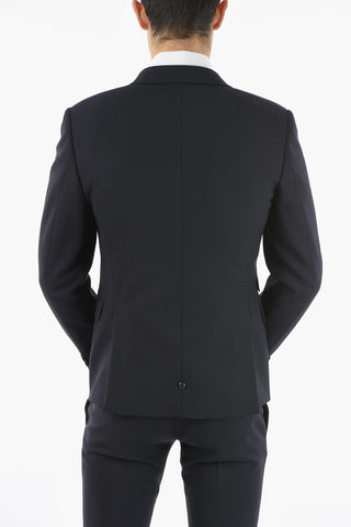 side vents notch lapel 2-button suit