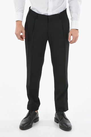 CC COLLECTION Elegant Trousers with Zip and Hook Closure