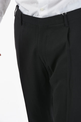 CC COLLECTION Elegant Trousers with Zip and Hook Closure