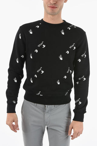 All Over Logo Crew-neck Sweatshirt