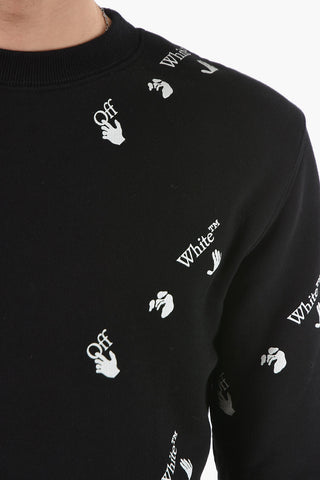 All Over Logo Crew-neck Sweatshirt