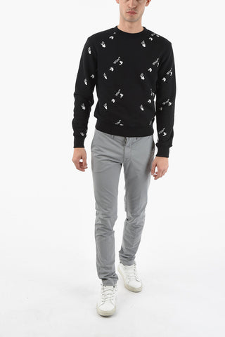 All Over Logo Crew-neck Sweatshirt