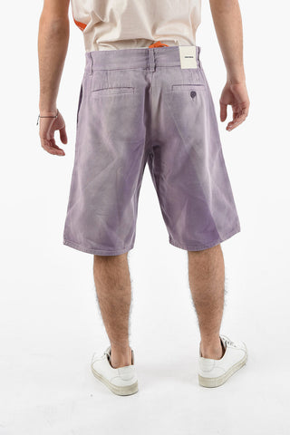 Shorts a 4 Tasche Effetto Sfumato